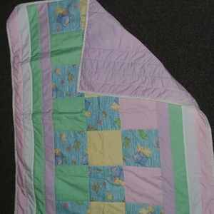 Home made baby quilt